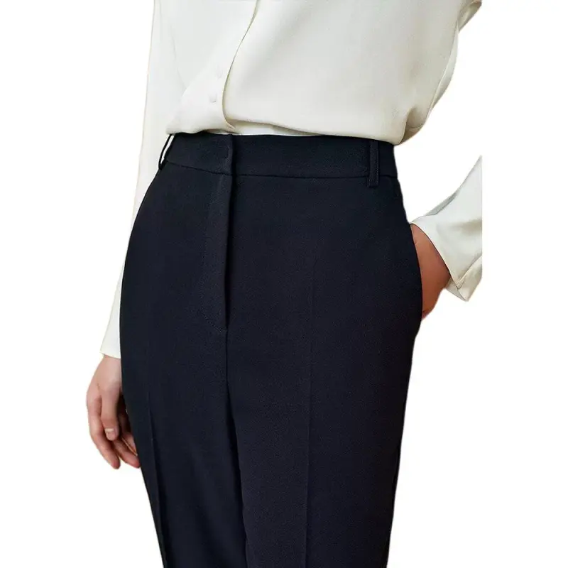 INSUN Suit Trousers Women's Navy Blue-5