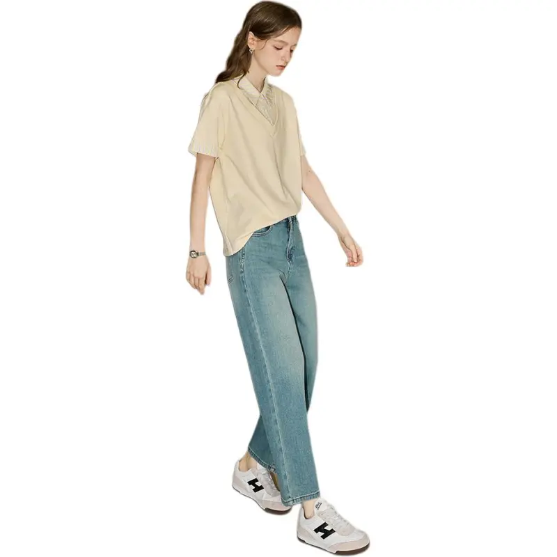 KUHNMARVIN T Shirts Women's Light Yellow-3