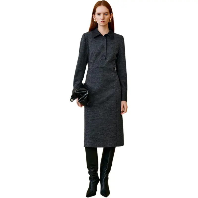 INSUN Long Sleeved Dress Women's-1