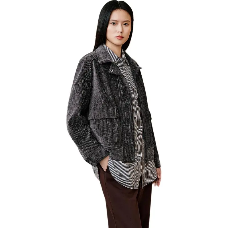 INSUN Jackets Women's Dark Gray-4