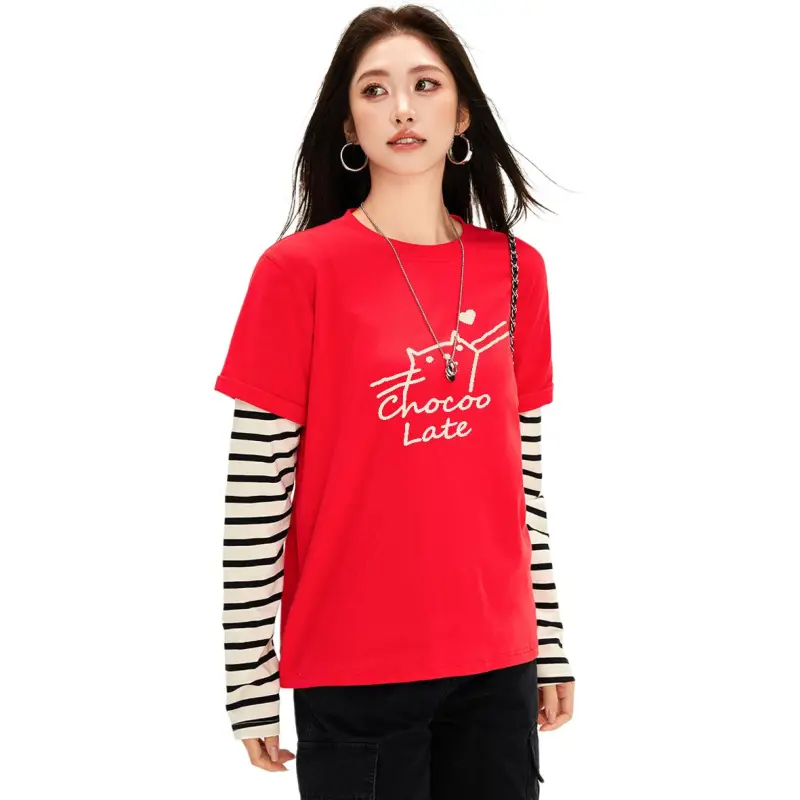  CHOCOOLATE Regular T Shirt Women's RDX/Red-4