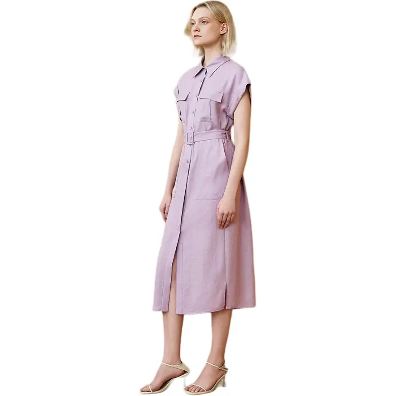 INSUN Short Sleeved Dress Women's-3