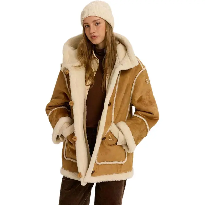 Teenie Weenie Jackets Women's Khaki-2