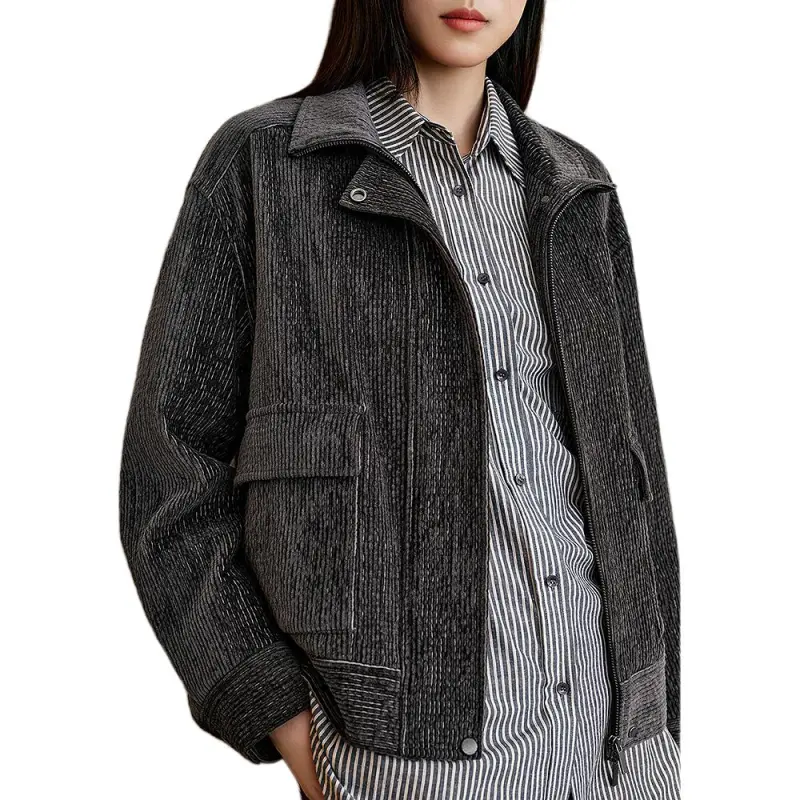 INSUN Jackets Women's Dark Gray-5