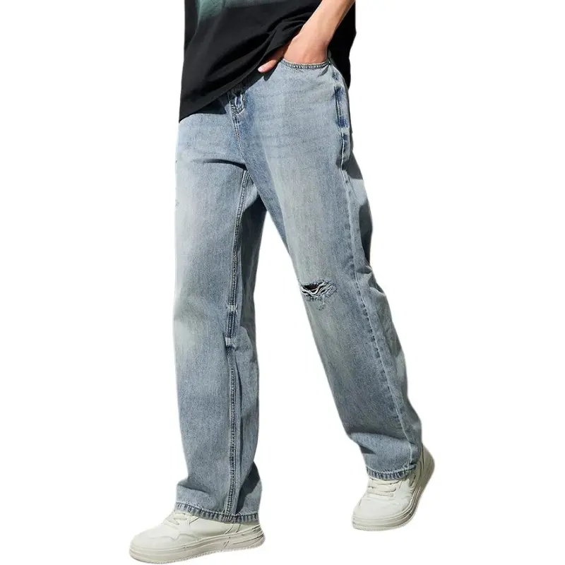 Three blessings Jeans Men Blue-1