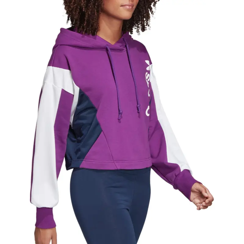 Adidas CROPPED Hoodie Sweatshirt Women's-4