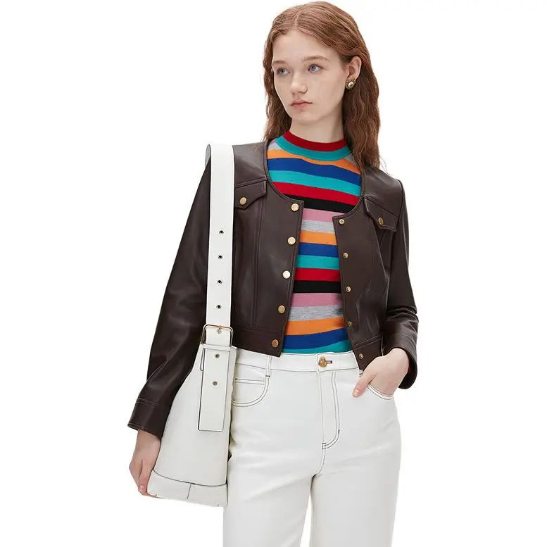 Caroline Sweaters Women's Multicolor Stripes-1