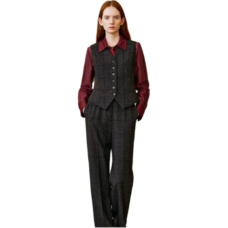 INSUN Vests Women's Dark Coffee-2