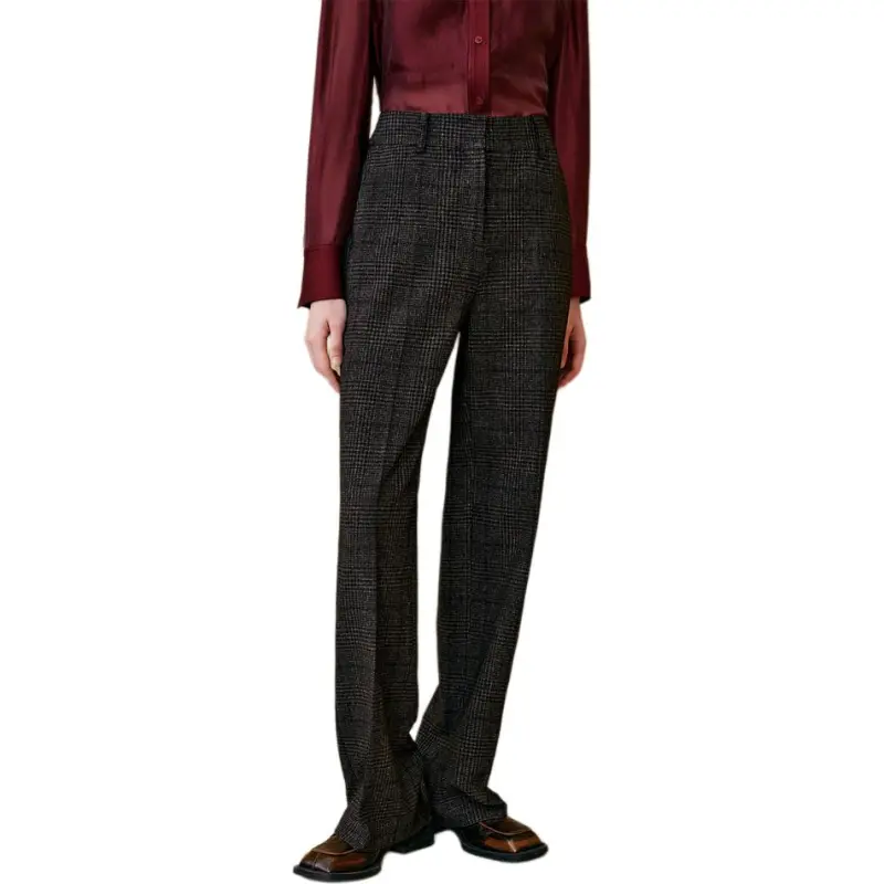 INSUN Suit Trousers Women's Dark Coffee-2