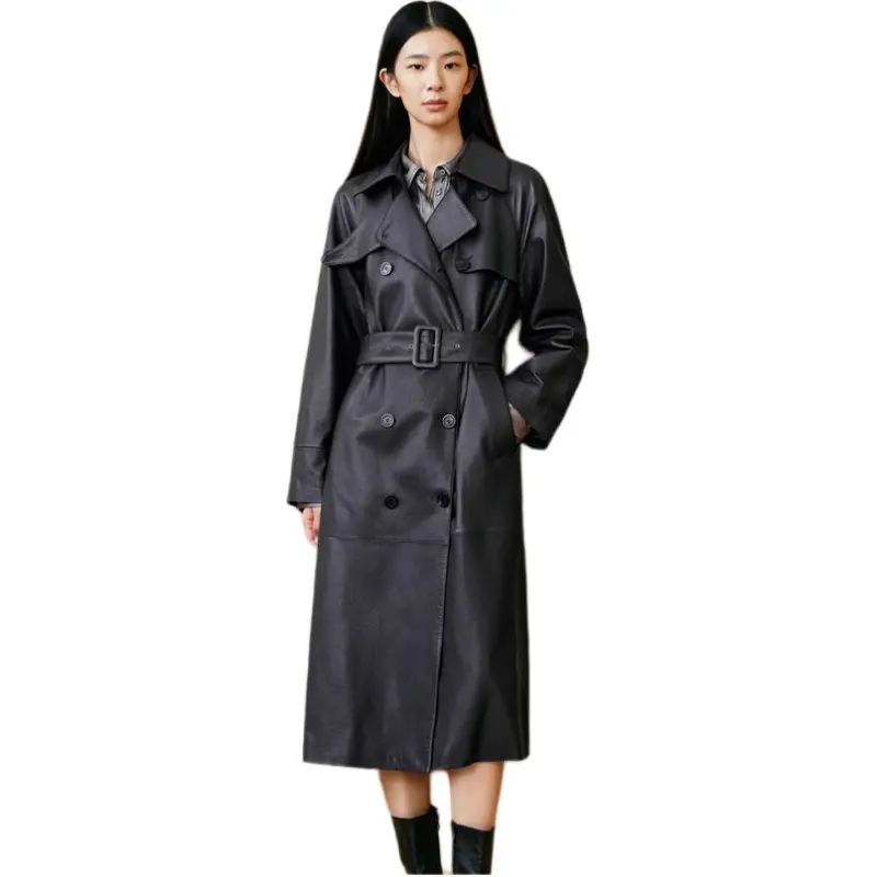 INSUN Leather Jackets Women's Dark Gray-2