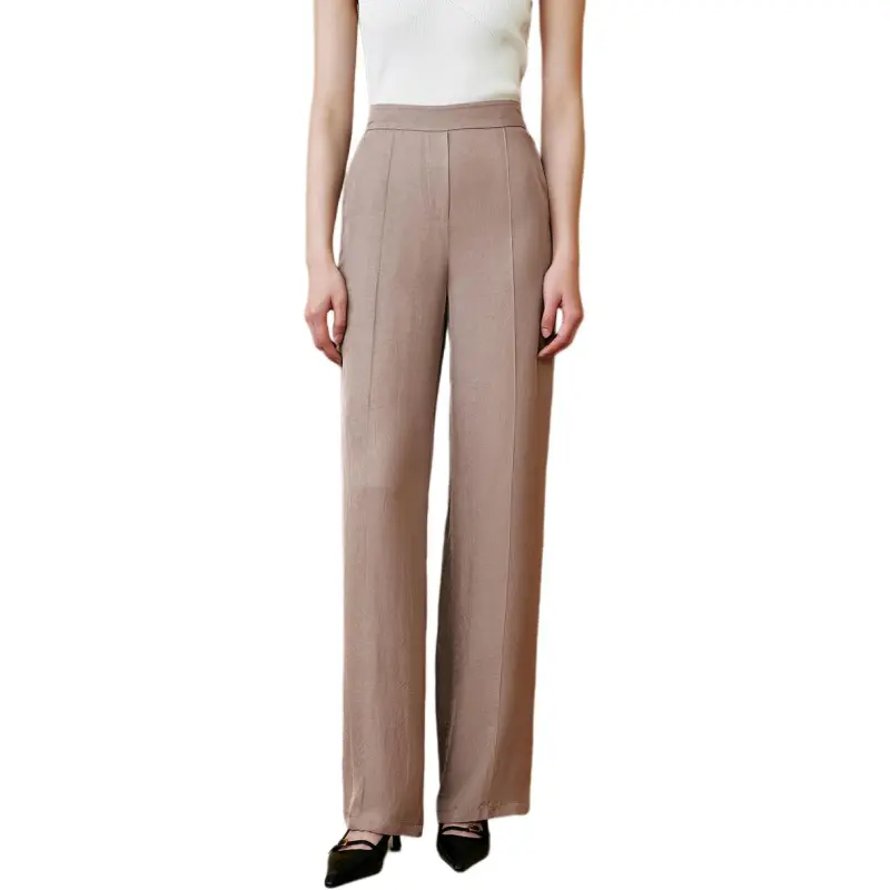 INSUN Suit Trousers Women's Chestnut-1