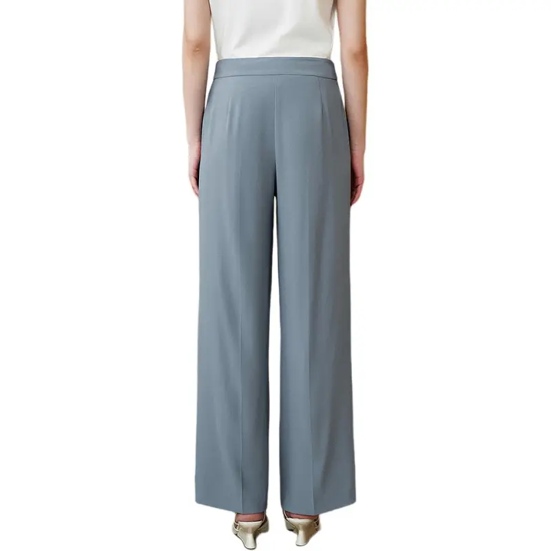 INSUN Casual Pants Women's Slate Blue-5