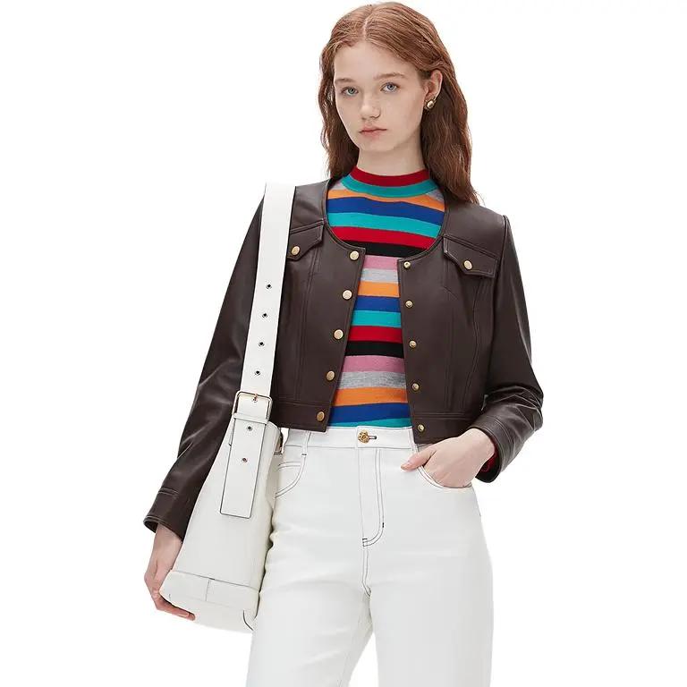 Caroline Sweaters Women's Multicolor Stripes-2