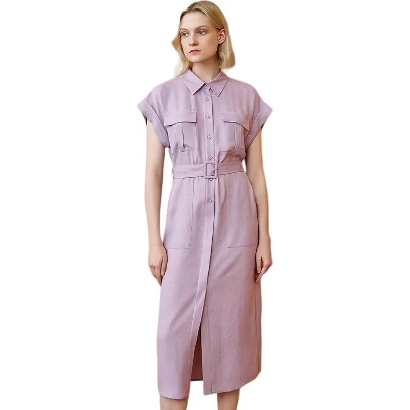 INSUN Short Sleeved Dress Women's-4