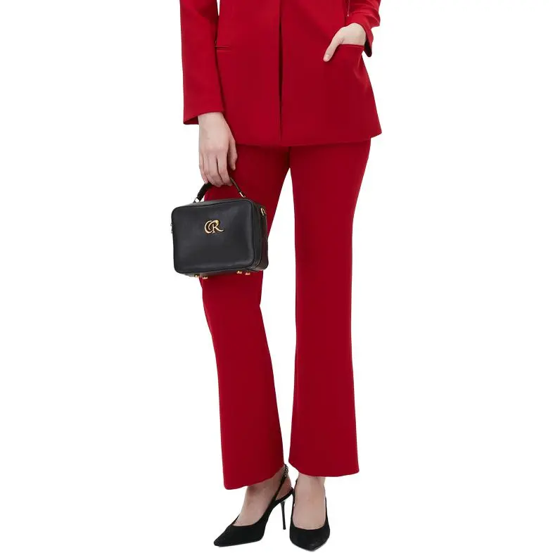 Caroline Suit Trousers Women's Red-3