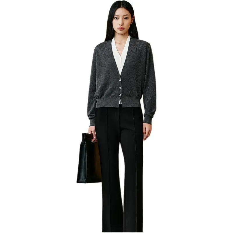 INSUN Knitwear Women's Dark Gray-2