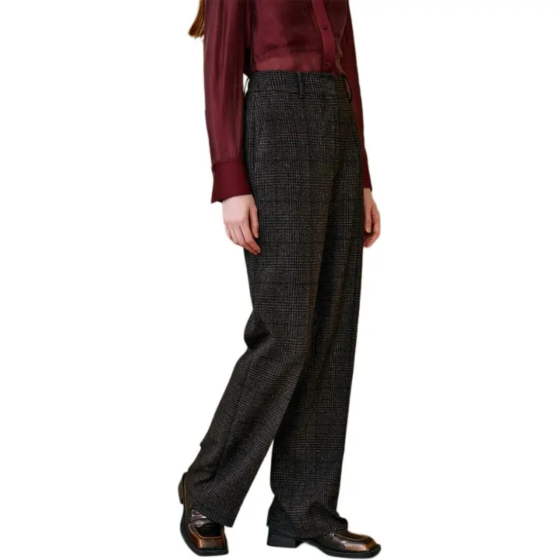 INSUN Suit Trousers Women's Dark Coffee-3