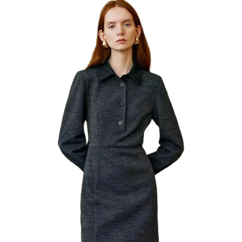 INSUN Long Sleeved Dress Women's-4