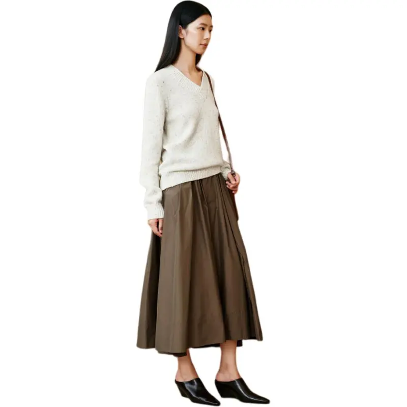 INSUN Casual Long Skirt Women's-3