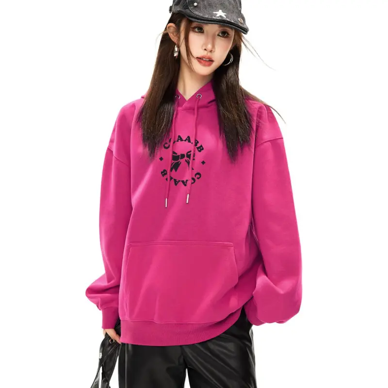 CCAABB Sweatshirts Women's FUX/Dragon Fruit-3