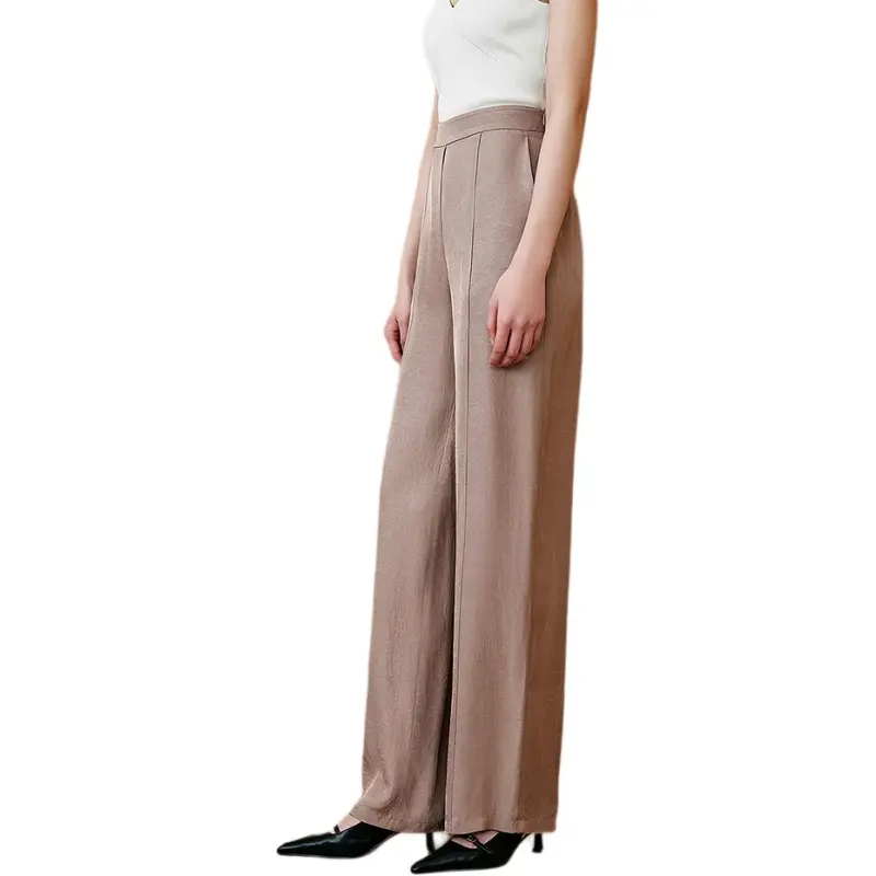 INSUN Suit Trousers Women's Chestnut-3