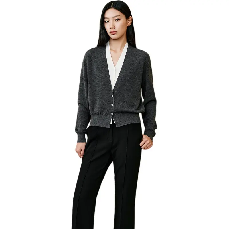 INSUN Knitwear Women's Dark Gray-3