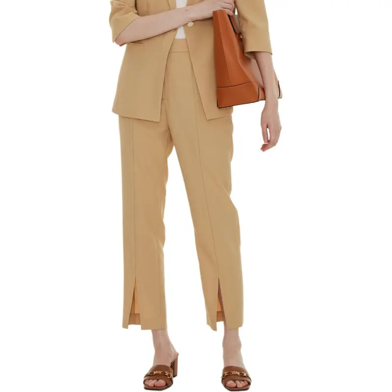 Caroline Suit Trousers Women's Ginger Yellow-1