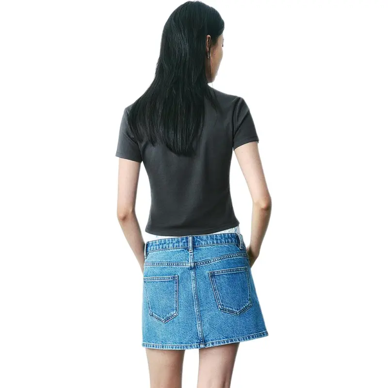 URBAN REVIVO T Shirts Women's Dark Gray-5