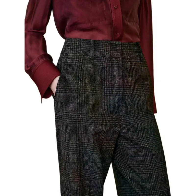 INSUN Suit Trousers Women's Dark Coffee-4