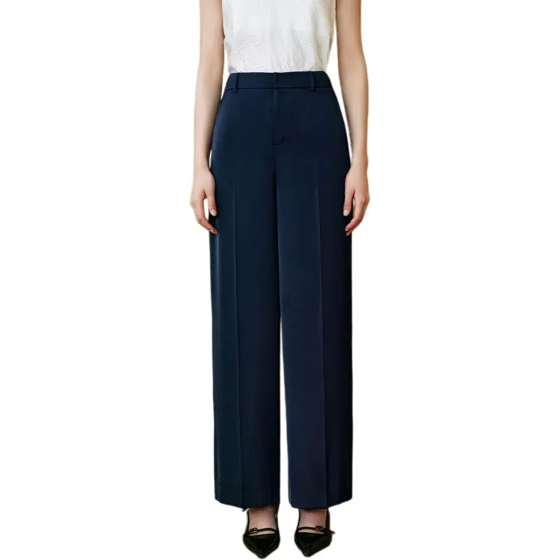 INSUN Suit Trousers Women's Navy Blue-1