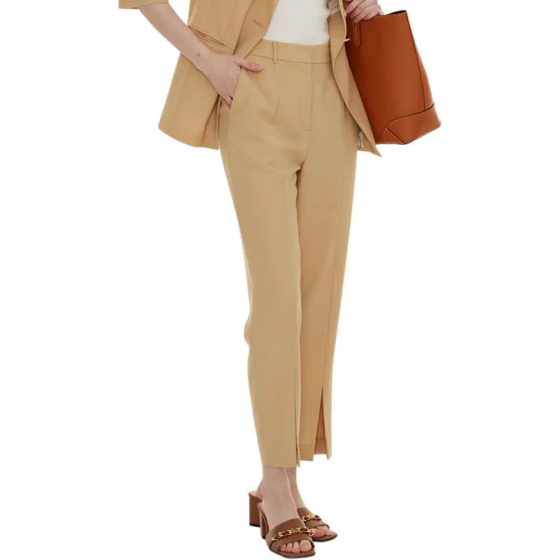 Caroline Suit Trousers Women's Ginger Yellow-2