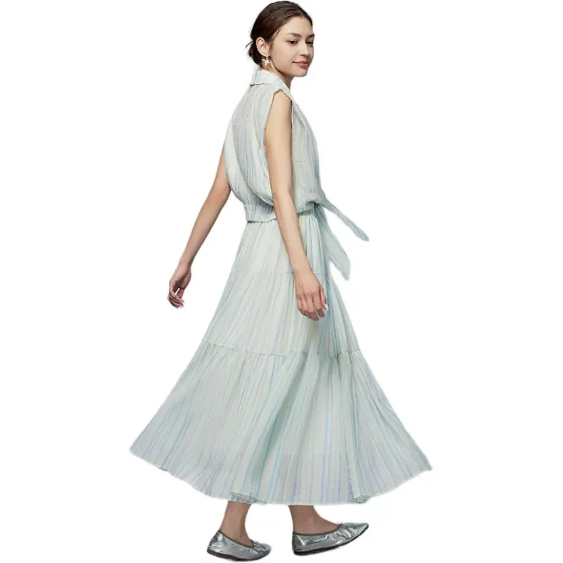 THE SEA LIFE Two Piece Skirt Sets Women's Clear Blue-4