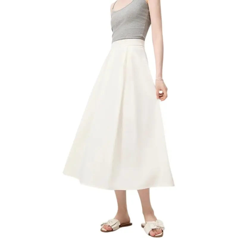 FANSILANEN Casual Long Skirt Women's-1