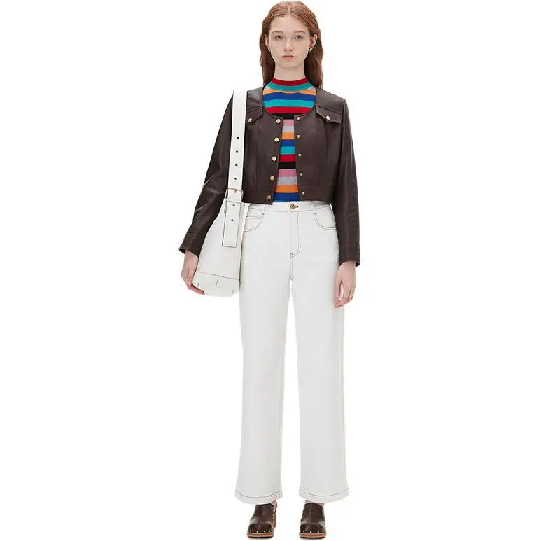 Caroline Sweaters Women's Multicolor Stripes-5