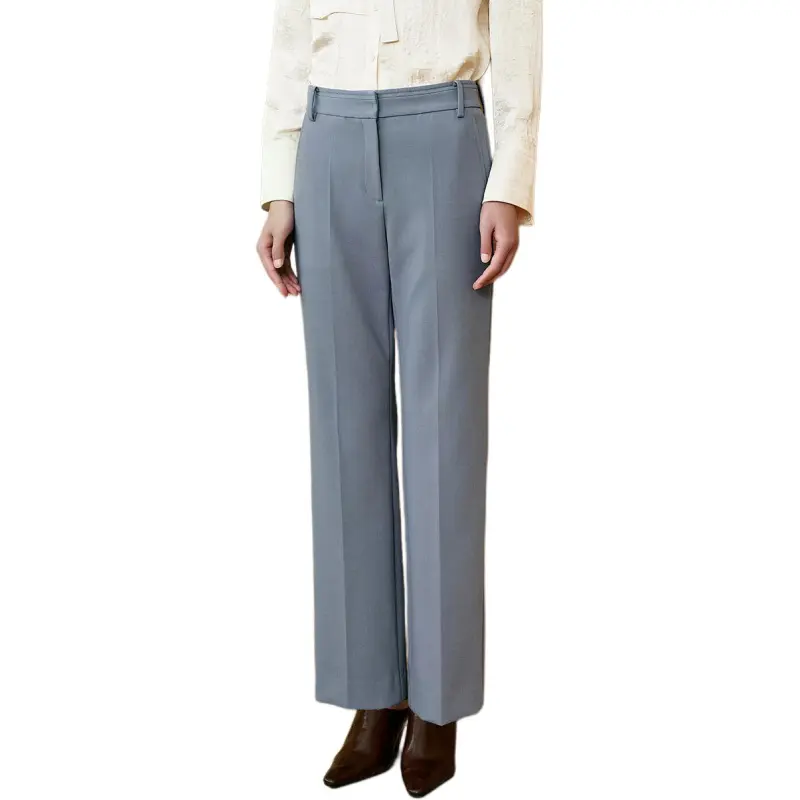INSUN Suit Trousers Women's Slate Blue-1