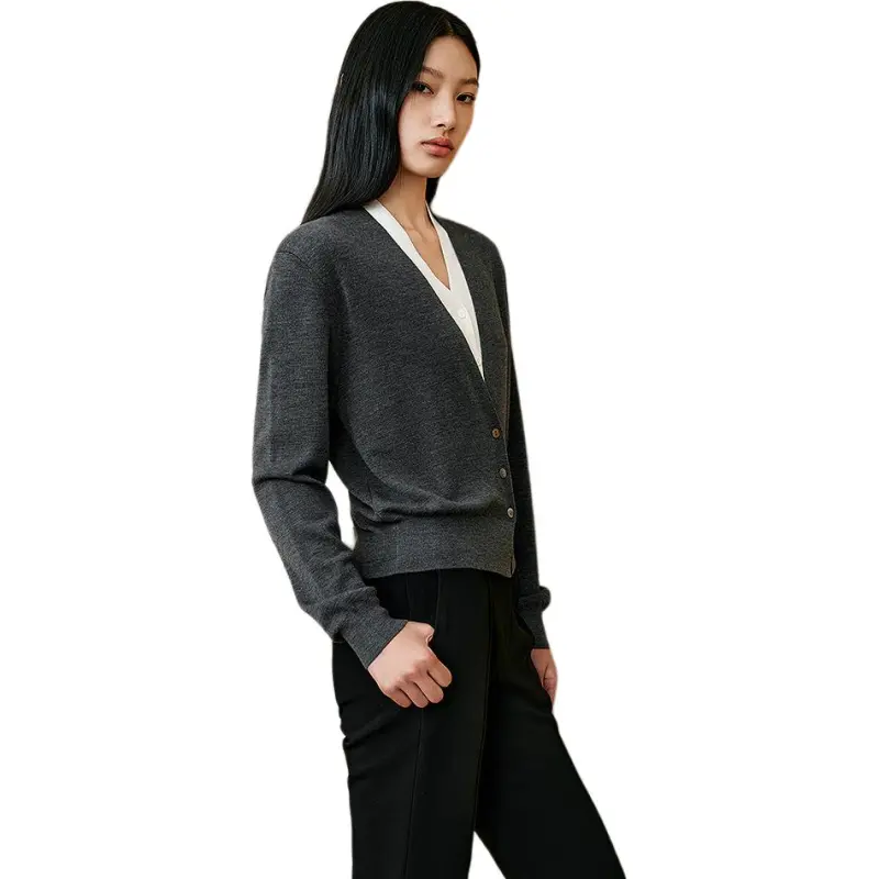 INSUN Knitwear Women's Dark Gray-4