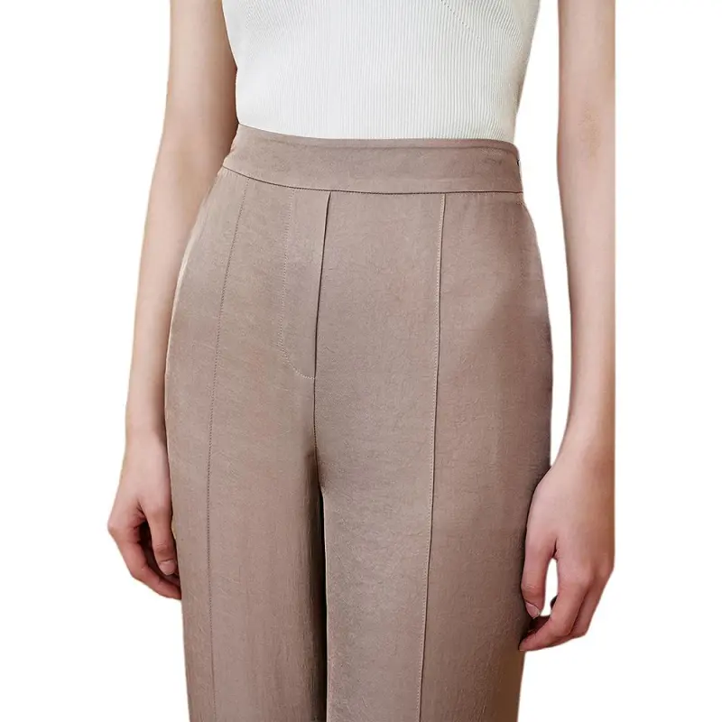 INSUN Suit Trousers Women's Chestnut-5