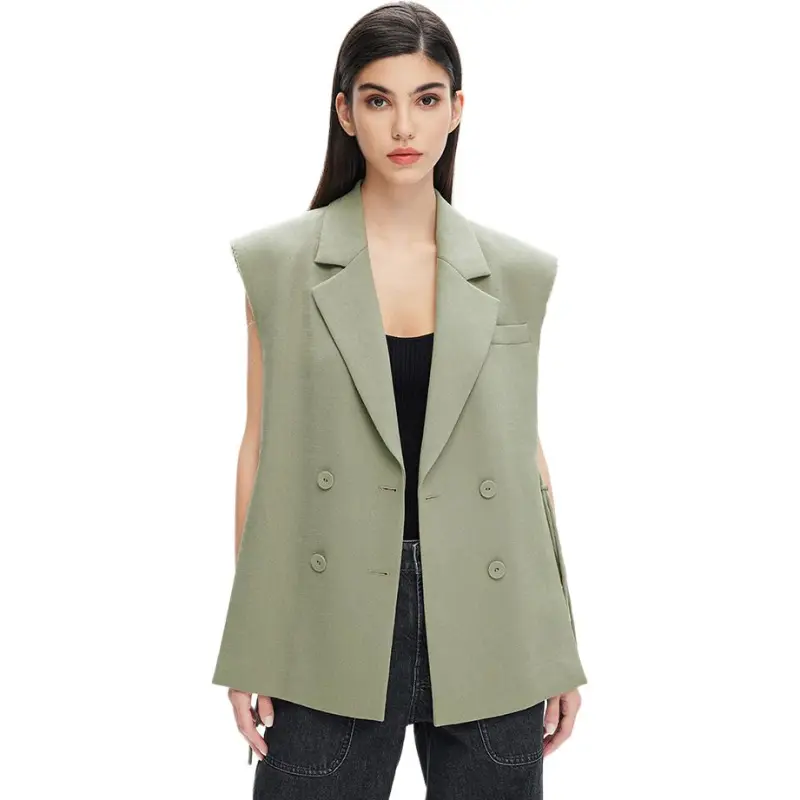 Miss Sixty Vests Women's Gray Green-2