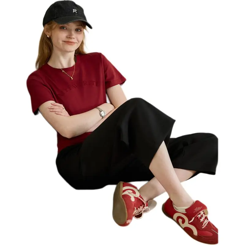 KUHNMARVIN T Shirts Women's Maroon-5