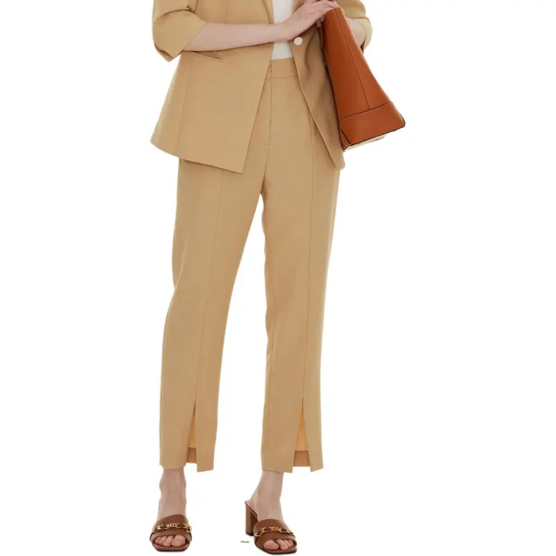 Caroline Suit Trousers Women's Ginger Yellow-3