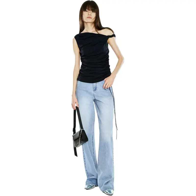 COVERINS T Shirts Women's Navy Blue-3