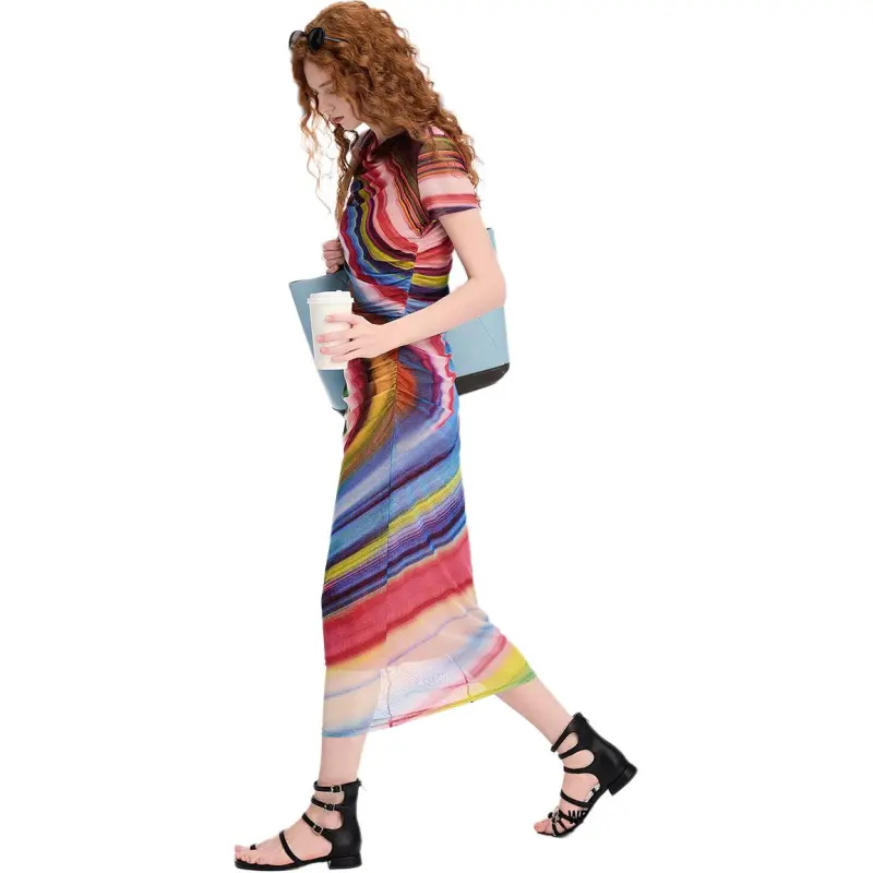 Desigual Short Sleeved Dress Women's-1