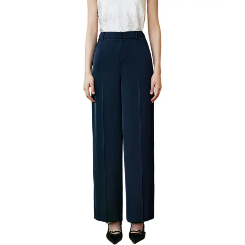 INSUN Suit Trousers Women's Navy Blue-2