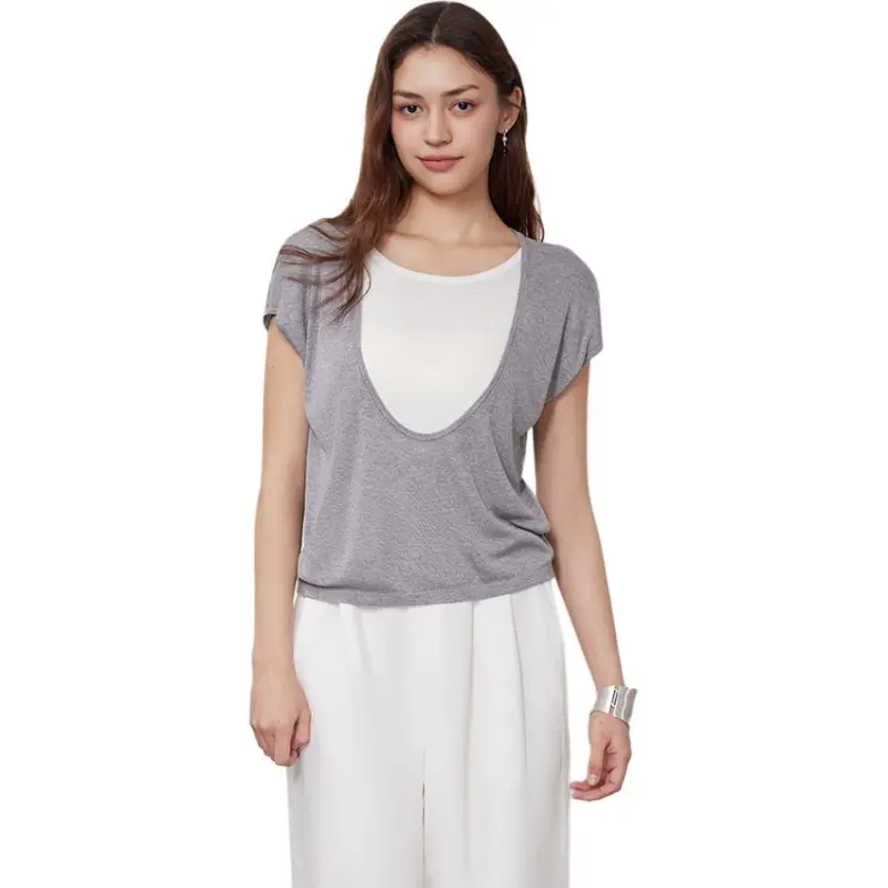 THE SEA LIFE T Shirts Women's Glacier Gray-2