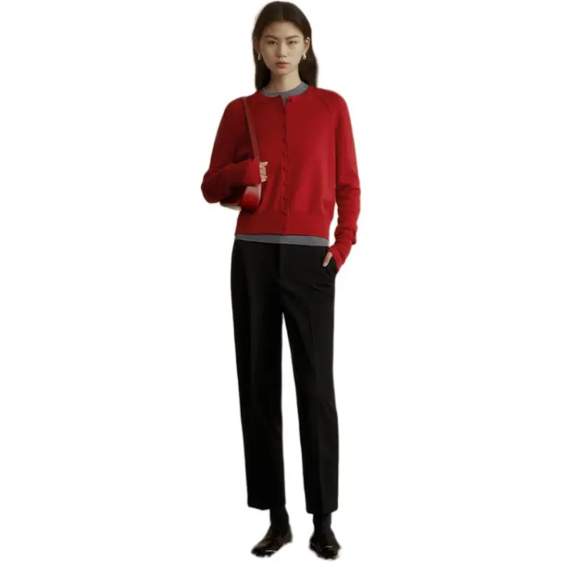 ZHIZHI Knitwear Women's Dark Brown-3