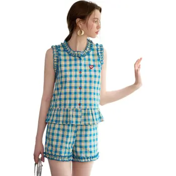  CHOCOOLATE Casual Suit Women's BLX/Blue Plaid