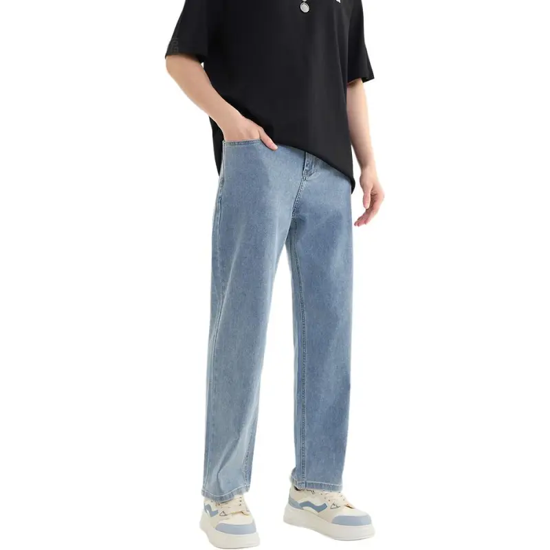 Three blessings Jeans Men Blue-3