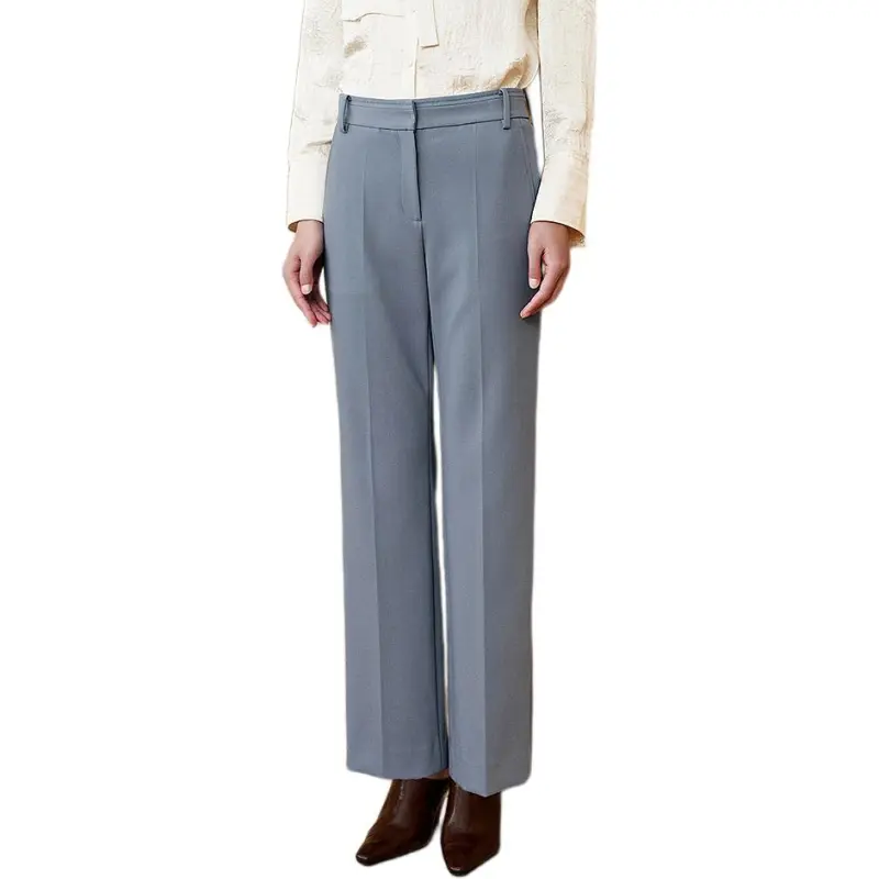 INSUN Suit Trousers Women's Slate Blue-3
