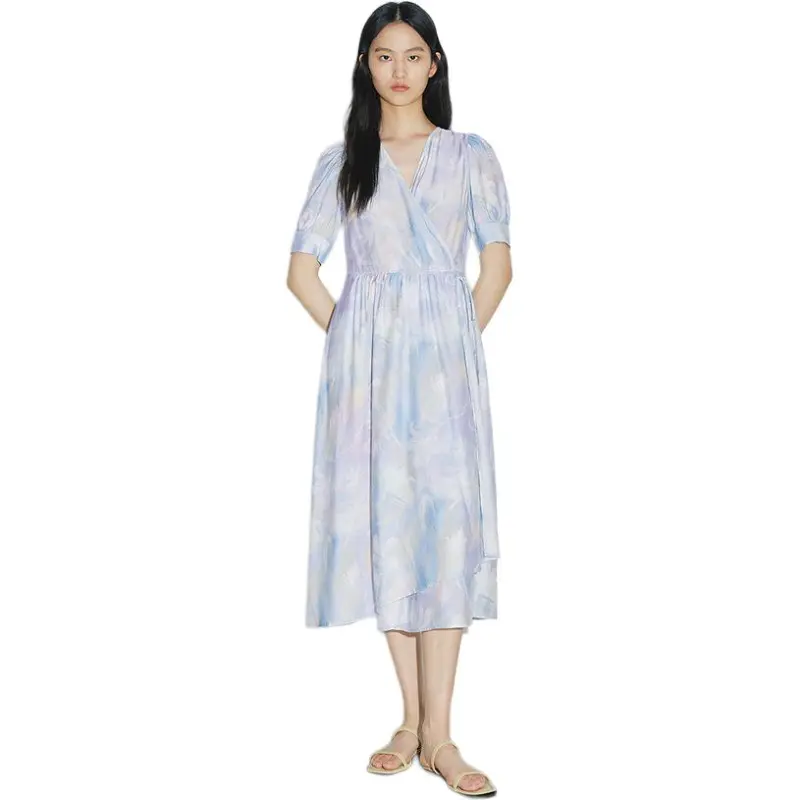 BLUE ERDOS Short Sleeved Dress Women's-2