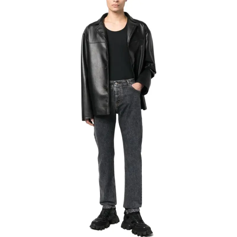 BALMAIN Straight Leg Denim Jeans-2